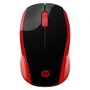 HP Ratón Inalámbrico 200 Rojo Imperial
